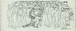 George Van Raemdonck - 1925 - De Groene Amsterdammer (Illustration - Belgian KV) - Original Illustration
