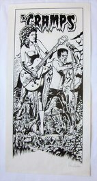 Erik Kriek - The cramps - çà décoiffe ! - Original Illustration