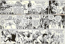 Joe Kubert - Tales of the Green Berets .Sunday strip 24 / 9 / 1967 . - Comic Strip