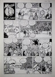 Frank Margerin - Manu - La loi de la jungle - Planche originale