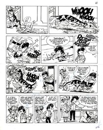 Marc Wasterlain - Marc Wasterlain -  Docteur Poche , le petit singe qui faisait des manières p22 - Planche originale