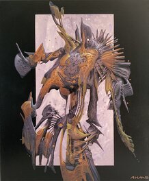 Arthur Haas - Alien abstract - Illustration originale