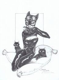 Ood Serrière - Catwoman par Serrière - Illustration originale
