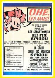 Publicité pour le Cirque Spirou parue dans le Journal de Spirou.