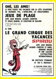 Publicité pour le Cirque Spirou parue dans le Journal de Spirou.