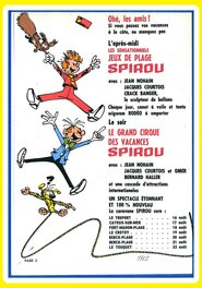 Publicité pour le Cirque Spirou parue dans le Journal de Spirou.