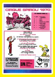 Publicité pour le Cirque Spirou parue dans le Journal de Spirou. Publicité pour le Cirque Spirou parue dans le Journal de Spirou.