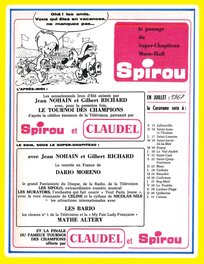 Publicité pour le Cirque Spirou parue dans le Journal de Spirou. Publicité pour le Cirque Spirou parue dans le Journal de Spirou.