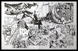 Igor Kordey - Nous les Morts  - Les Enfants de la peste - Double planche 08-09 - Comic Strip