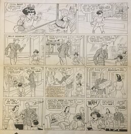 John H. Striebel - Dixie Dugan - Planche originale