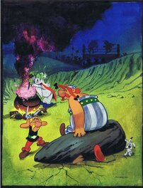 Jan Wesseling - Asterix cover for PEP magazine - Original Cover