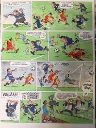 Gürçan Gürsel - Foot furieux - Planche originale