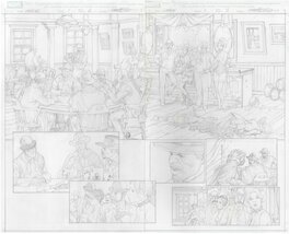 Carlos Pacheco - Cable, issue#1, page. 2 et 3 - Planche originale