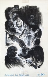 René Follet - Charles de Foucauld - Illustration originale