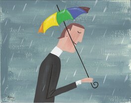 Fermín Solís - Umbrella - Comic Strip