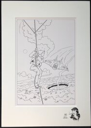 In passe partout with original drawing In passe partout with original drawing