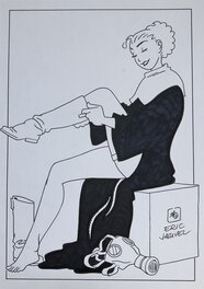 Eric Heuvel - January Jones 9 Heroïne voor Hanoi - Ex-libris beursuitgave - Comic Strip