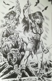 Ken Landgraf - Conan et Belit - Original Illustration