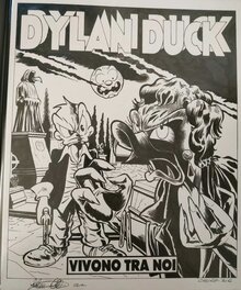 Ivano Codina - Dylan Duck/ Dylan Dog - Couverture originale