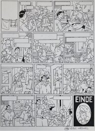 Eric Heuvel - Suske en Wiske De schaal van moraal - eindpagina - SOS Kinderdorpen - Planche originale