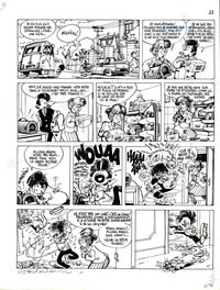 Marc Wasterlain - Wasterlain : Docteur Poche tome 7 planche 21 - Planche originale