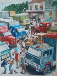 Peter Glay - Peinture - Comic Strip