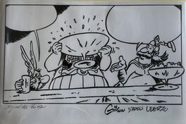 Bruno Gilson - Astérix essai - Original Illustration