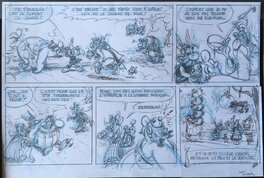 Fabrice Tarrin - Hommage Astérix - Planche originale