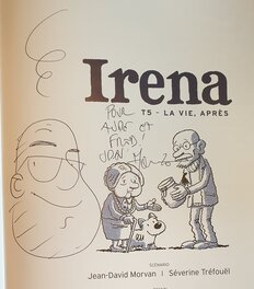 Dédicace de Morvan dans Irena tome 5