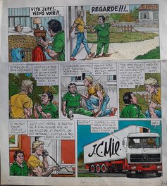 Peter Glay - Bd couleur - Planche originale