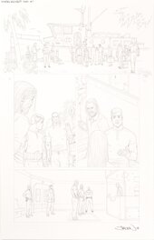 Jacen Burrows - Moon Knight #200 Page 1 - Planche originale
