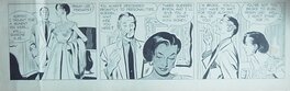 Alex Raymond - Alex Raymond - Rip Kirby strip 2568 dtd 5-16-54 - Planche originale