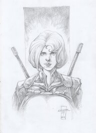 Ralf van der Hoeven - Black Widow - Illustration originale