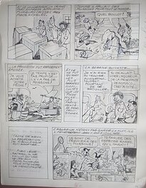 René Pellos - Pellos - Pieds Nickeles super-chamions de la peche - Planche originale