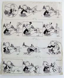 José Cabrero Arnal - Pratique de pêche respectueuse de l'environnement ! il fallait y penser.TBO 1928 - Comic Strip