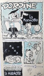 Claude Marin - Dordine la Marmotte - Original Illustration