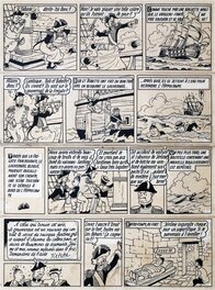 Willy Vandersteen - Suske en Wiske - De Kleppende Klipper - Planche originale