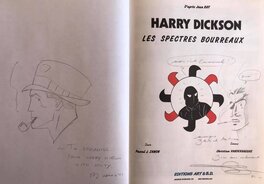 Dédicace dans Harry Dickson - Les spectres bourreaux + Blake et Mortimer