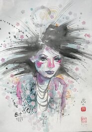 David Mack - Death by Mack - Illustration originale