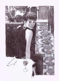 Andréi Arinouchkine - Mademoiselle - Illustration originale
