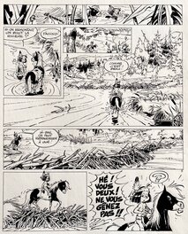 Derib - Planche originale 5 - Yakari chez les castors - Comic Strip