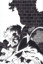 Joe Quesada - Nightcrawler Pinup by Quesada - Original Illustration