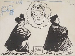 Milton Caniff - Steve Canyon - Illustration originale