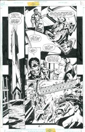 Howard Porter - Jla #5 page 9 - Planche originale