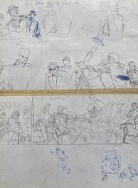 Verso side original sketches Verso side original sketches