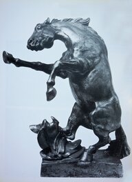 Rino Ferrari  sculpteur - Broncos