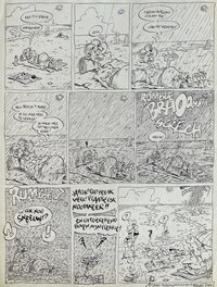 Eric Schreurs - Joop Klepzeiker / Plaatselijk noodweer - Planche originale