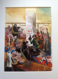 La Couverture avec Un Passe Blanc . La Couverture avec Un Passe Blanc .