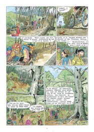 Jean-Pierre Deruelles - Les Excursionnistes page 16 couleurs - Comic Strip