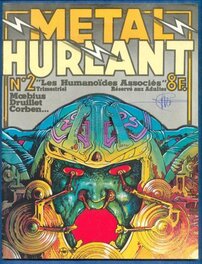 Back Cover Signée par Druillet au Bic Bleu pour Le Rare Métal Hurlant 2 NEUF . Back Cover Signée par Druillet au Bic Bleu pour Le Rare Métal Hurlant 2 NEUF .